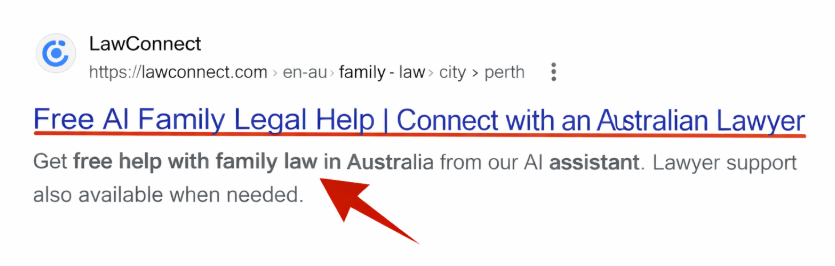 title tag for seo lawyer