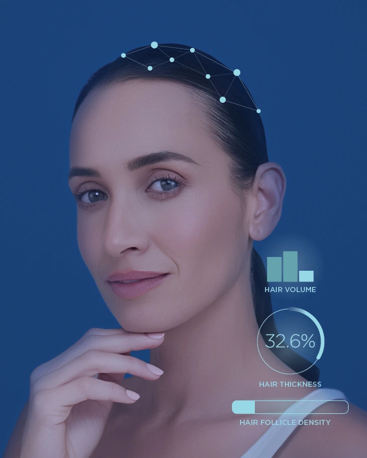 Example of hair metrics gathered by Dp SCAN