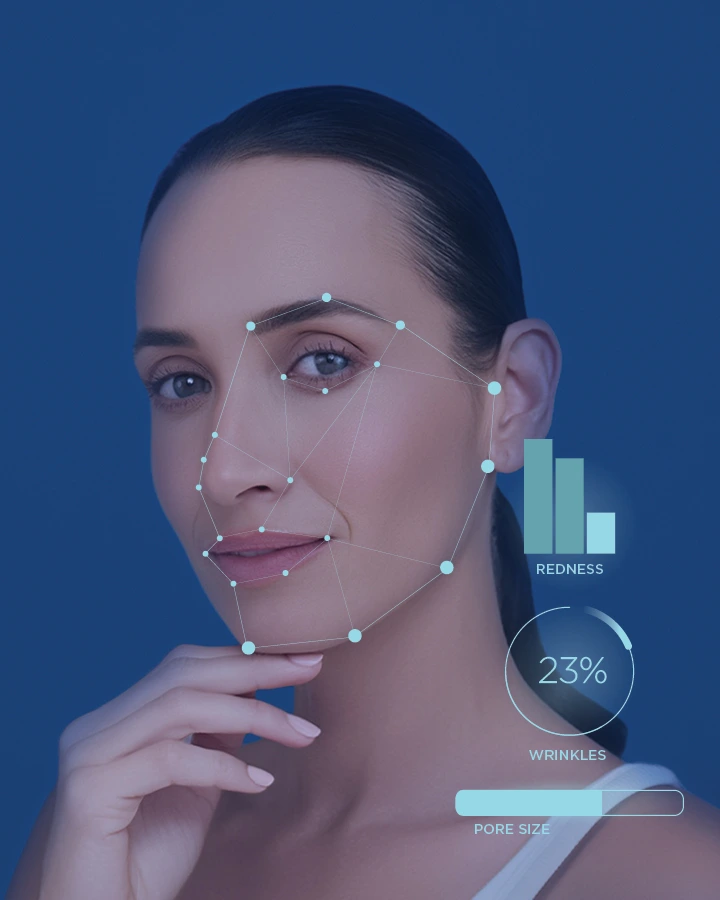 Example of skin metrics gathered by Dp SCAN