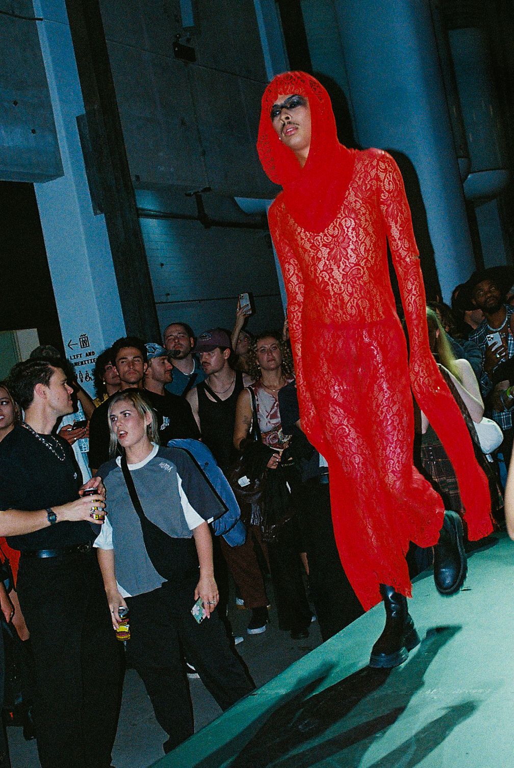 Models captured at MODA 2024 wearing emerging designers WEIRD WORLD ORDER