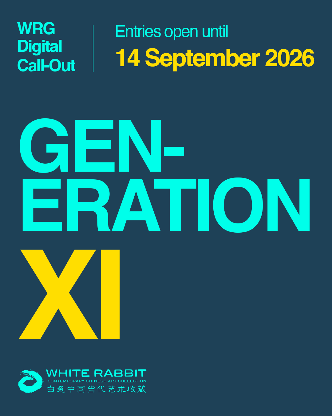 Poster for the WRG Digital Call-Out: Generation Xi