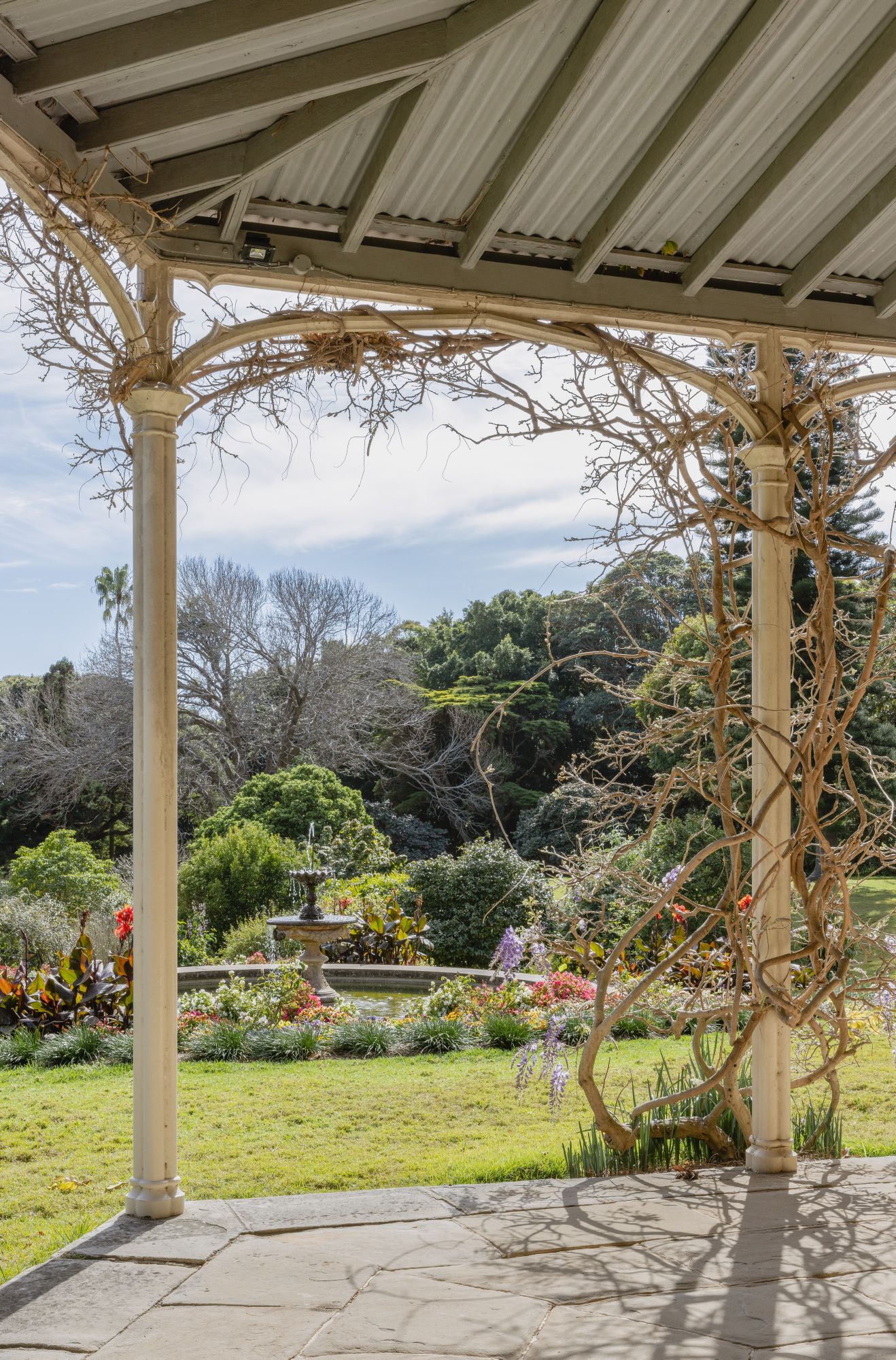 Sandstone verandah, Vaucluse House