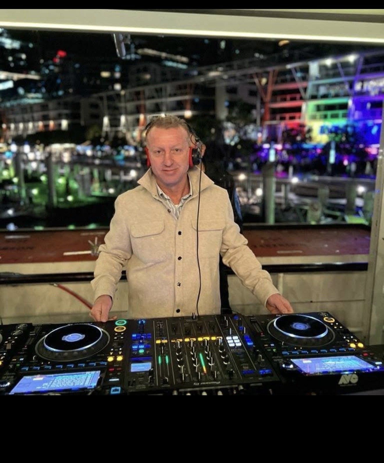 DJ playing music