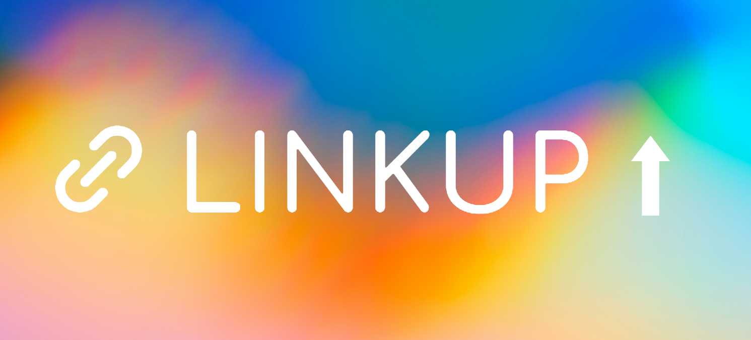 A Hero Banner which says Link Up.