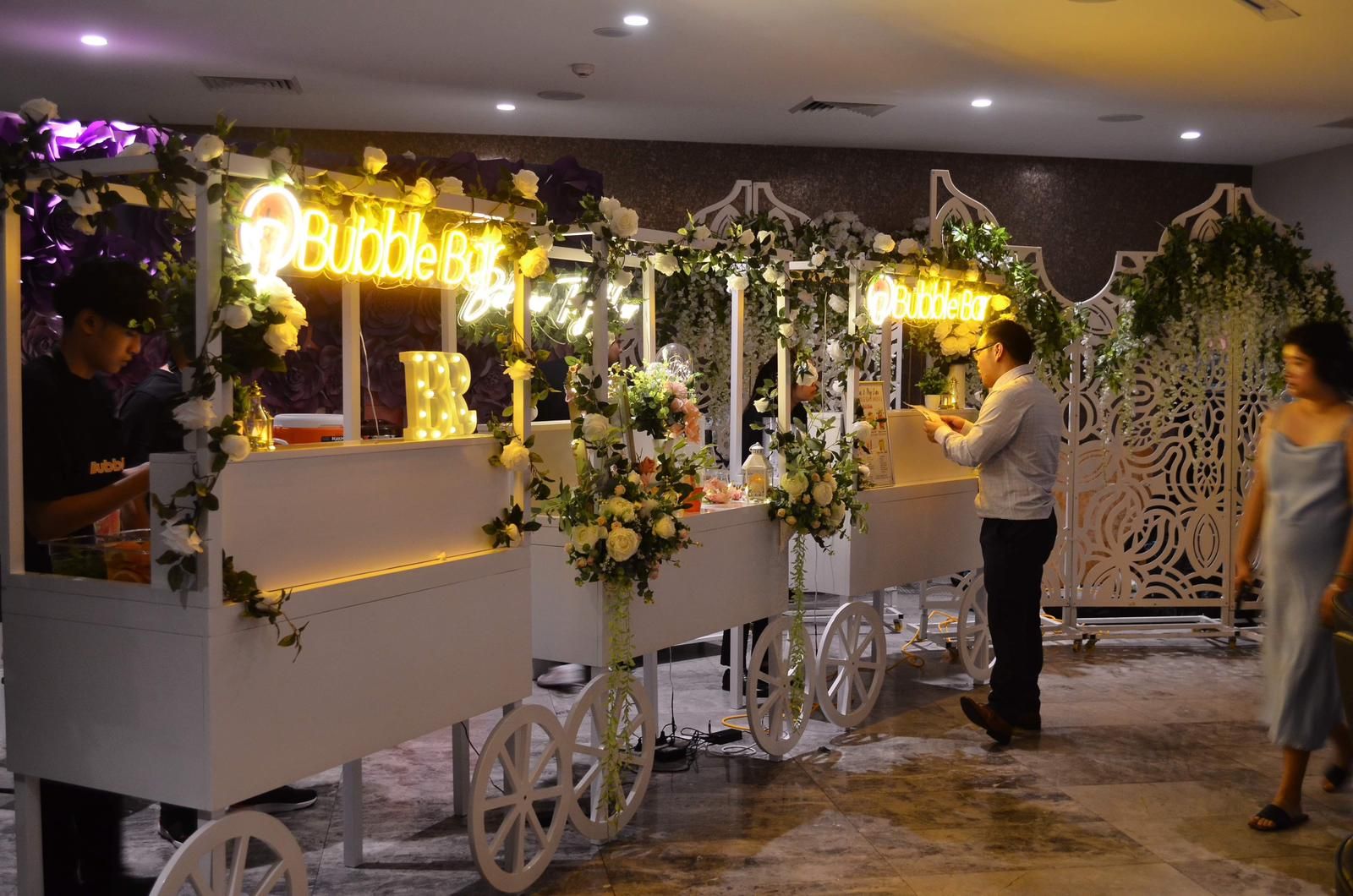 Our very first big major wedding setup with over 500 guests in attendance!