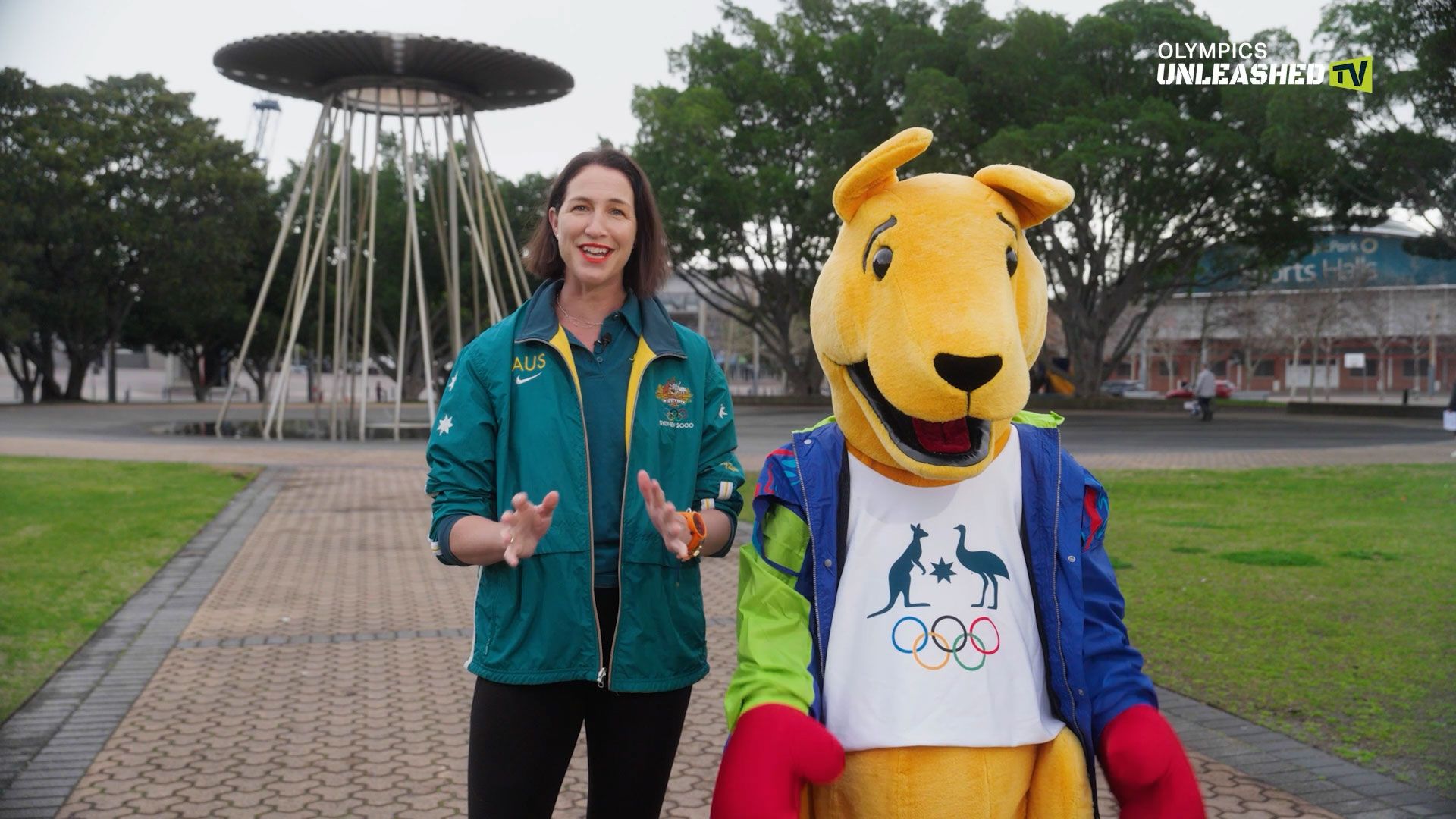 A still from an All Things All Creatures production for the Australian Olympic Committee