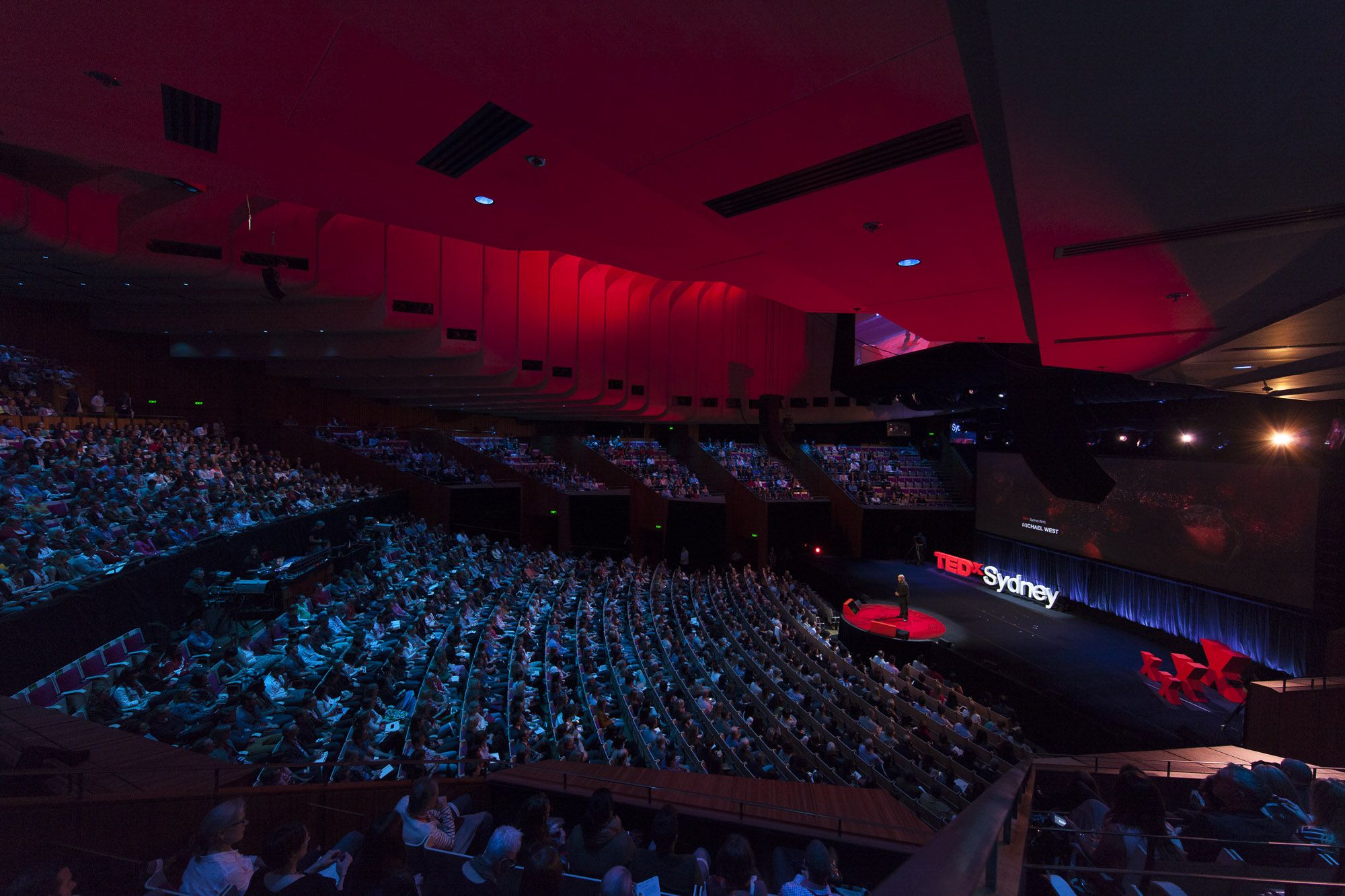 crowd shot at sydney opera house from ted x sydney