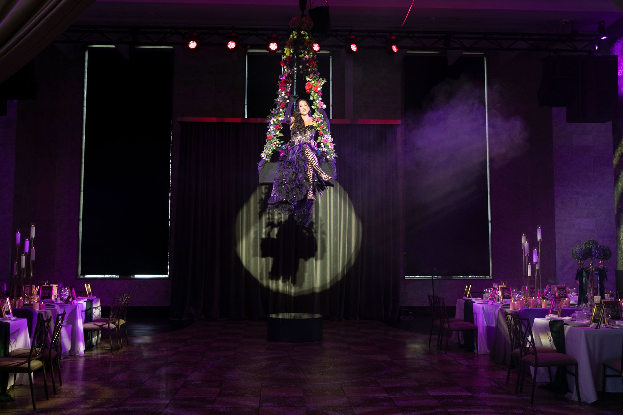 Ms Bird performs at AV1's Long Summer Lunch in January 2025