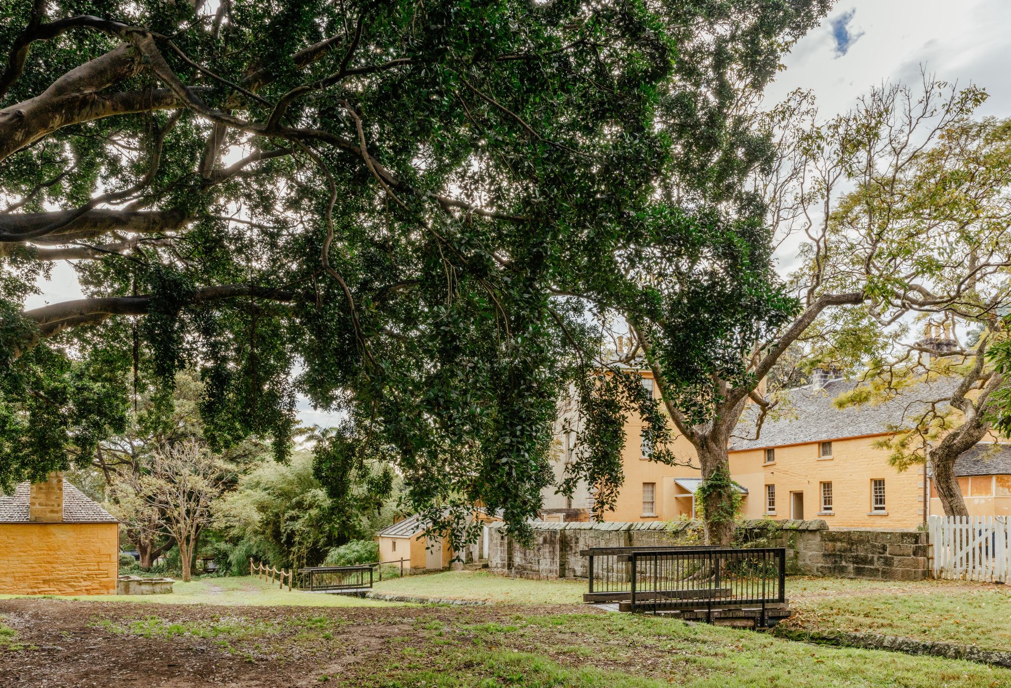 Rear of Vaucluse House including the laundry and service quarters.