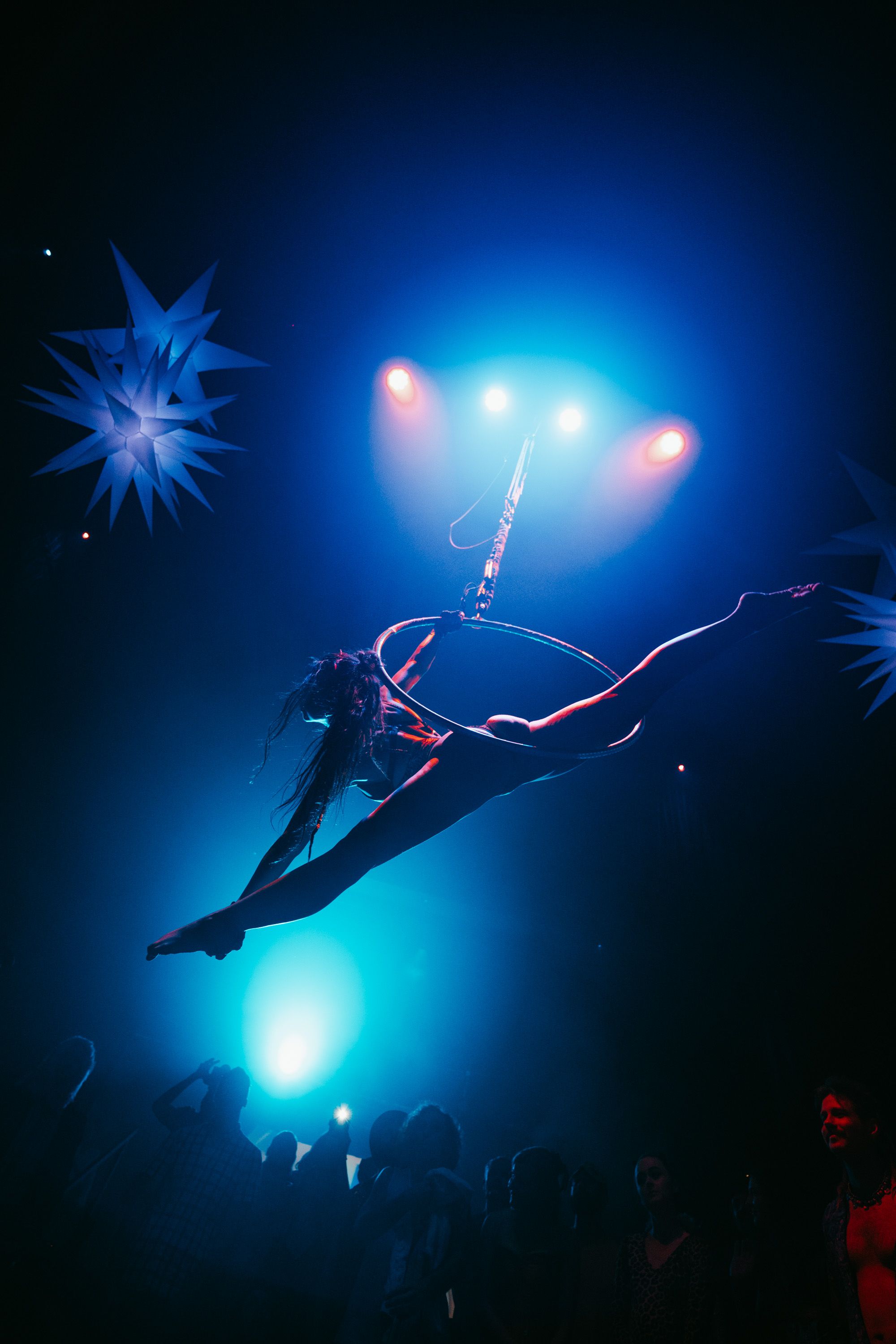 Sober dance party with circus theme