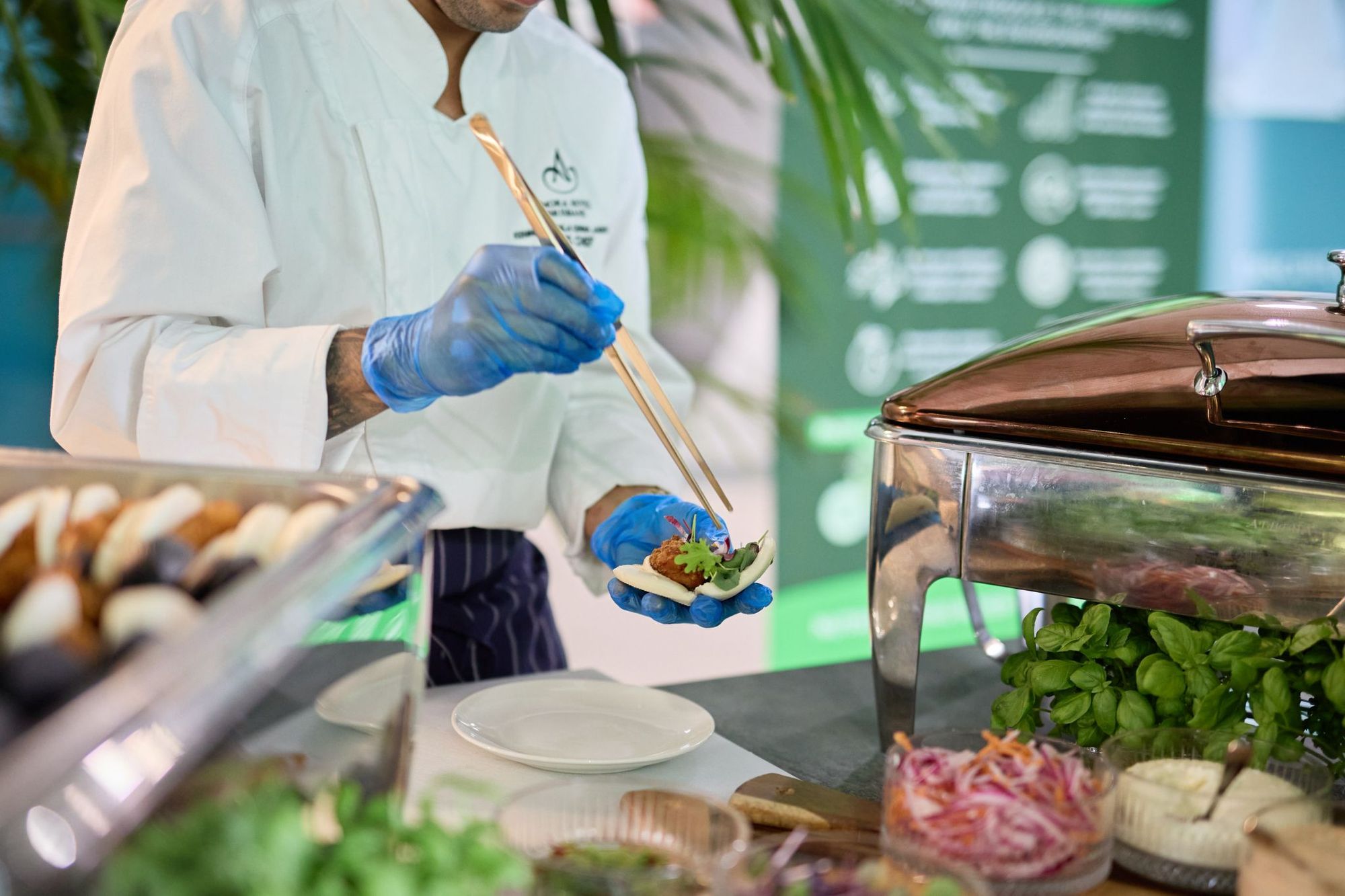 Bao bun with Greenspace greens