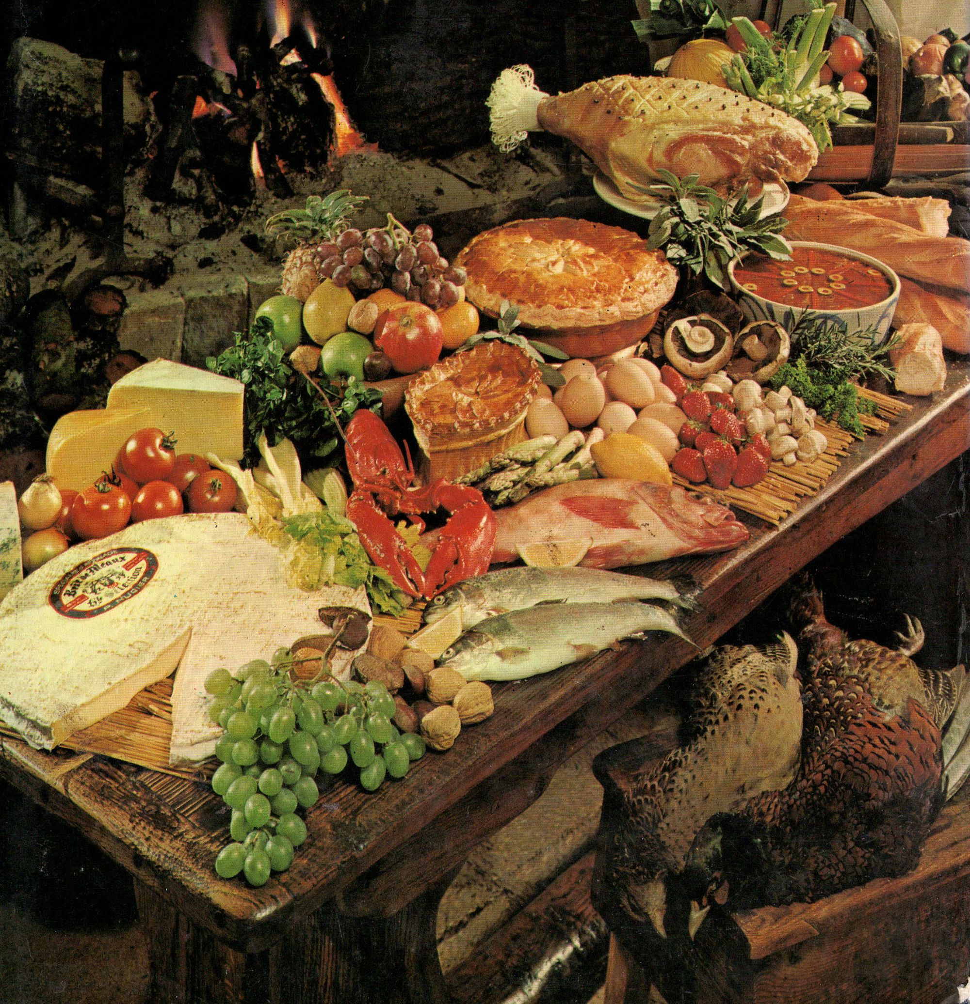 A feasting spread
