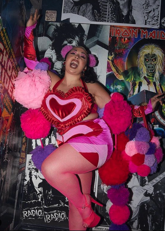 Demon Derriere's infamous Candy act is fun. messy. audience engaging and slightly cheeky!