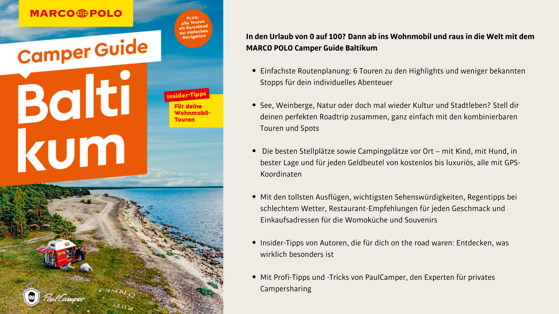 Miete einen Camper bei PaulCamper