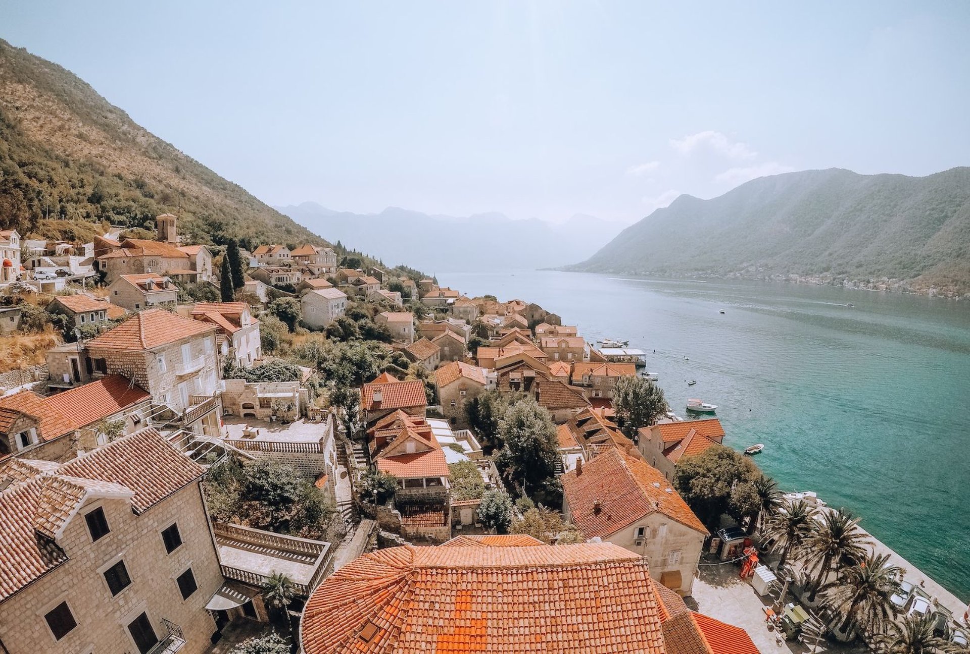Adriatische kust in Zuidoost-Europa Montenegro Kotor