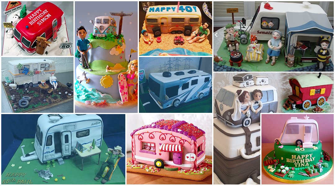 Caravan parked at a beautiful bush camping spot, fairy lights twinkling in the Aussie twilight.