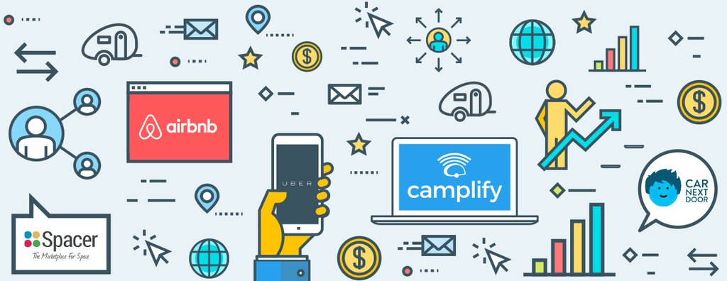 Caravan holiday: a family pitches up their tourer on a scenic campsite for a summer holiday.