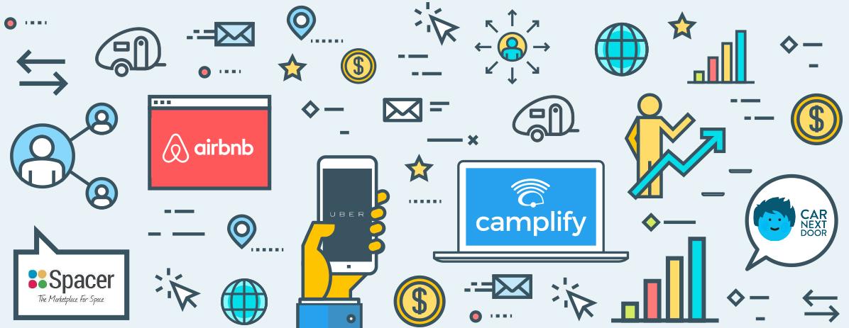 Caravan holiday: a family pitches up their tourer on a scenic campsite for a summer holiday.