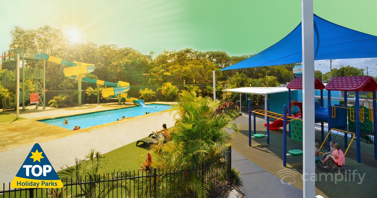 Caravan holiday at a coastal caravan park, perfect for an Aussie road trip adventure.