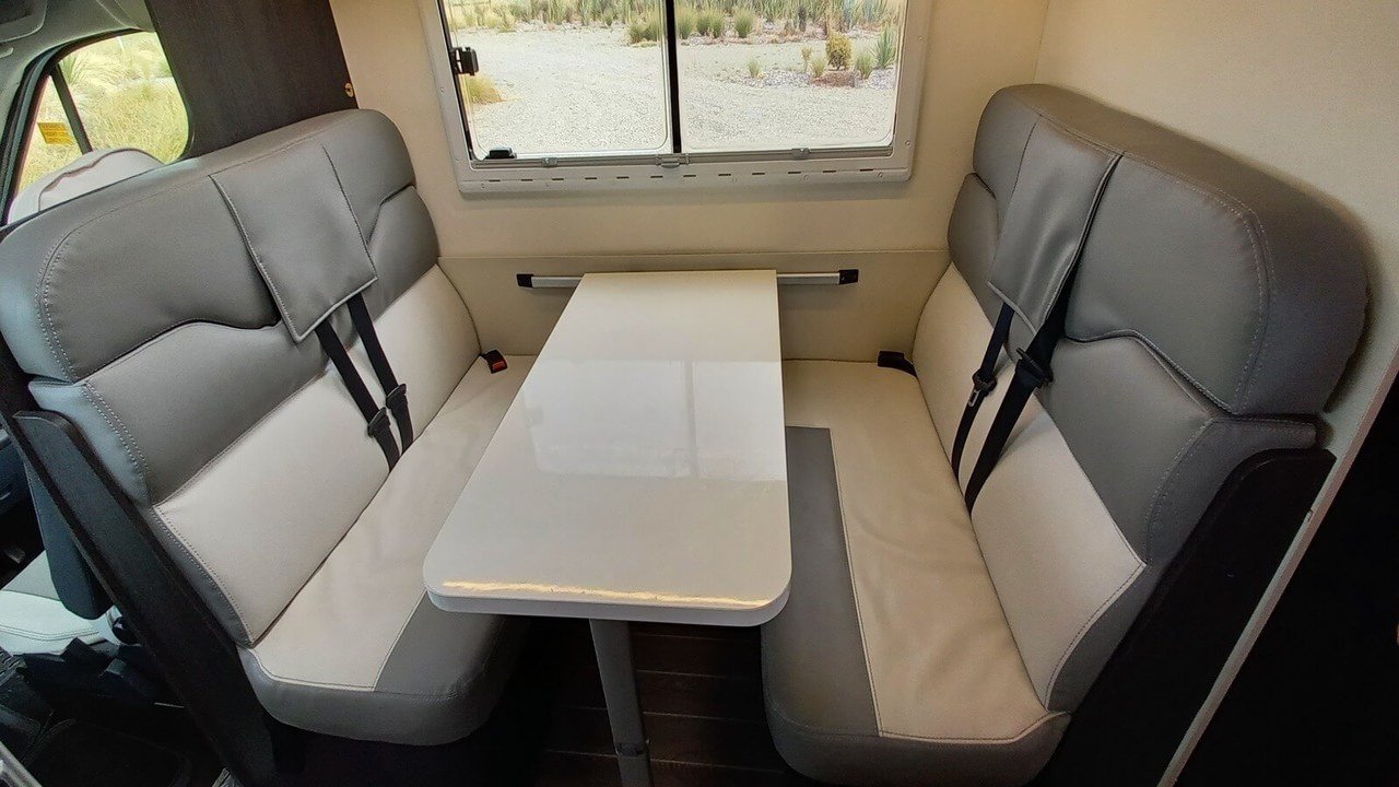 Motorhome parked up at a scenic Kiwi campsite, ready for adventure.