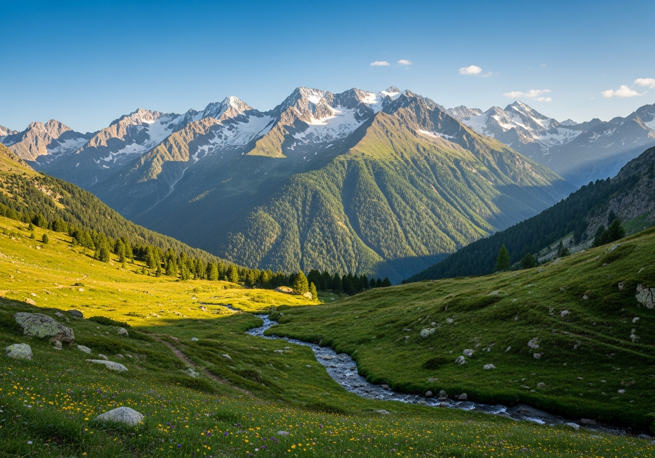 Pirineos — destino popular para arrendatarios de vehículos caravaning