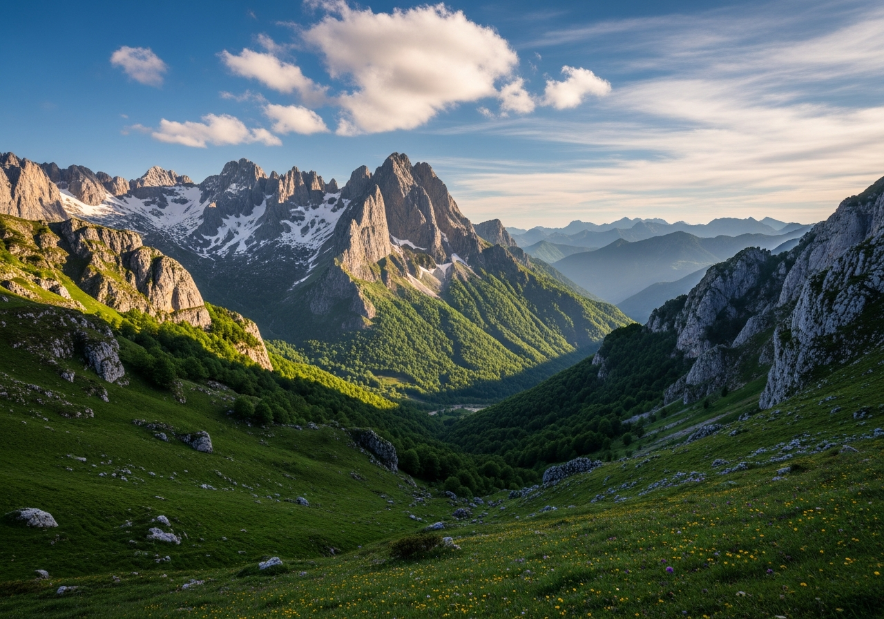 Picos de Europa — destino popular para arrendatarios de vehículos caravaning