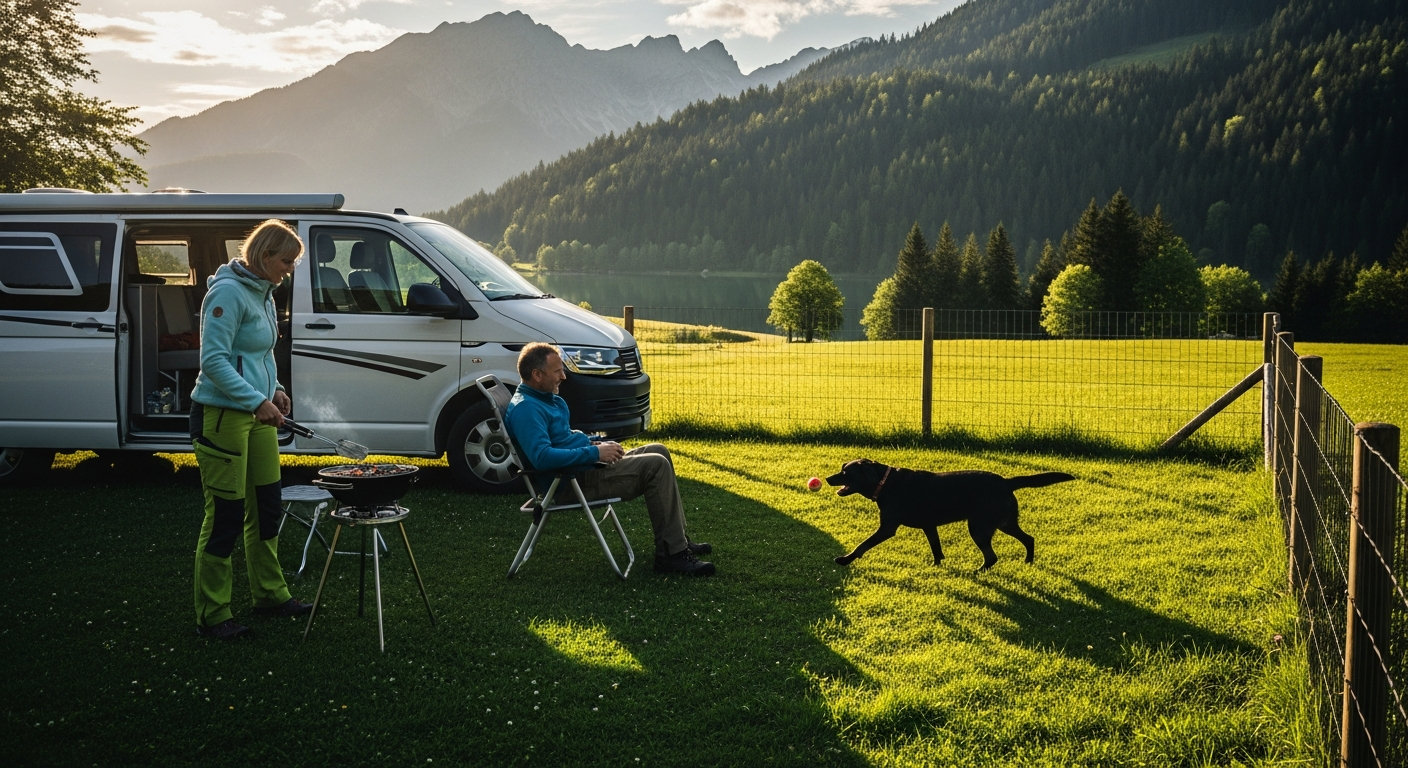 Camping mit Hund & eingezäuntem Stellplatz in Bayern - Warum Bayern für Camping mit Hund und eingezäuntem Stellplatz ideal ist