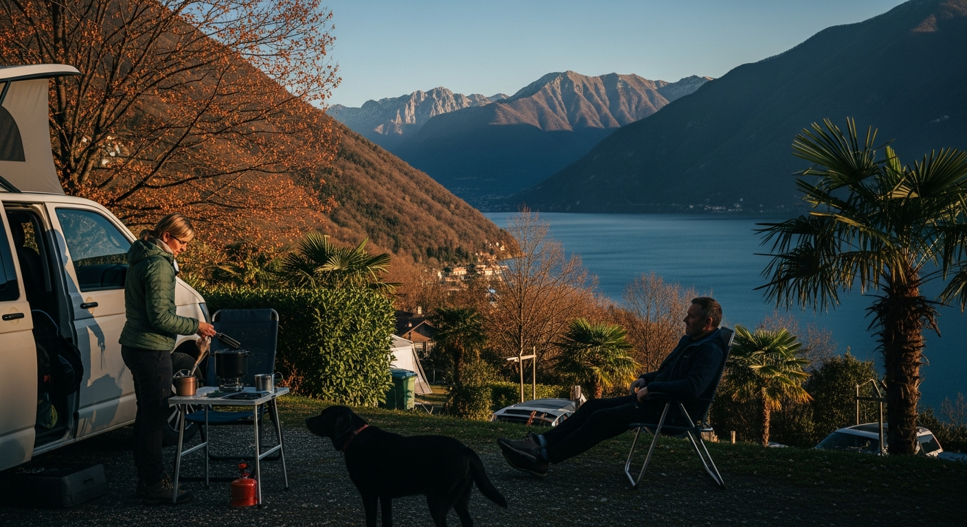 Camping mit Hund am Lago Maggiore - Die besten Campingplätze am Lago Maggiore für Hunde: Westufer und Verbano