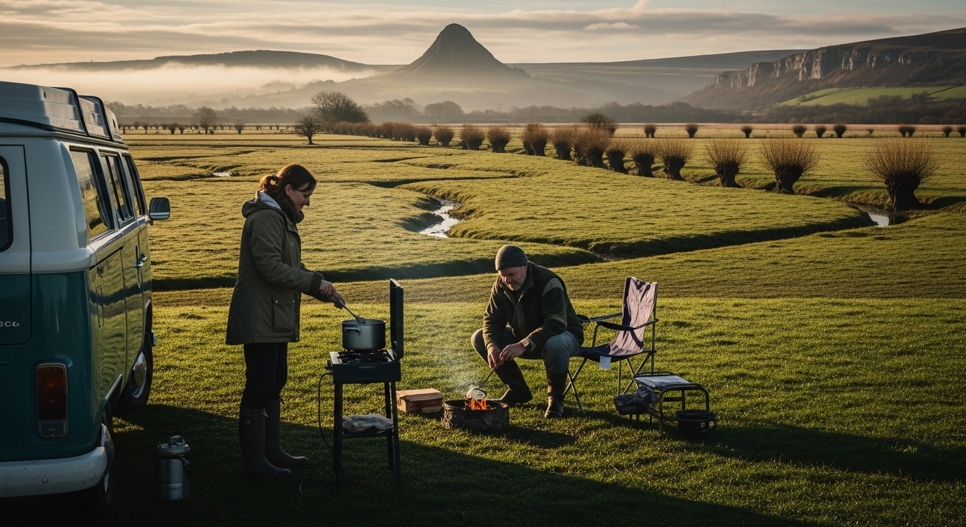 Best campsites in Somerset - Somerset campsites in the Mendip Hills and Vale of Taunton