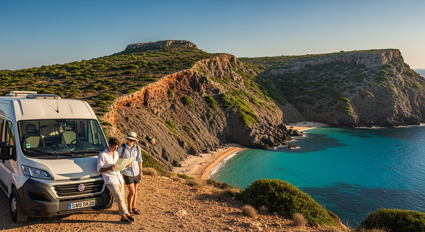 Autocaravana cerca de Menorca — alquiler de autocaravana en las Islas Baleares