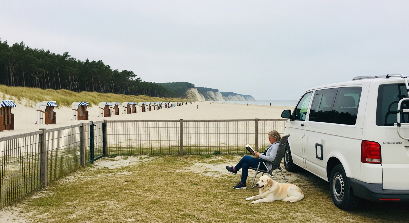 Campingpark Ostseebad Kühlungsborn - Camping mit Hund & eingezäuntem Stellplatz an der Ostsee