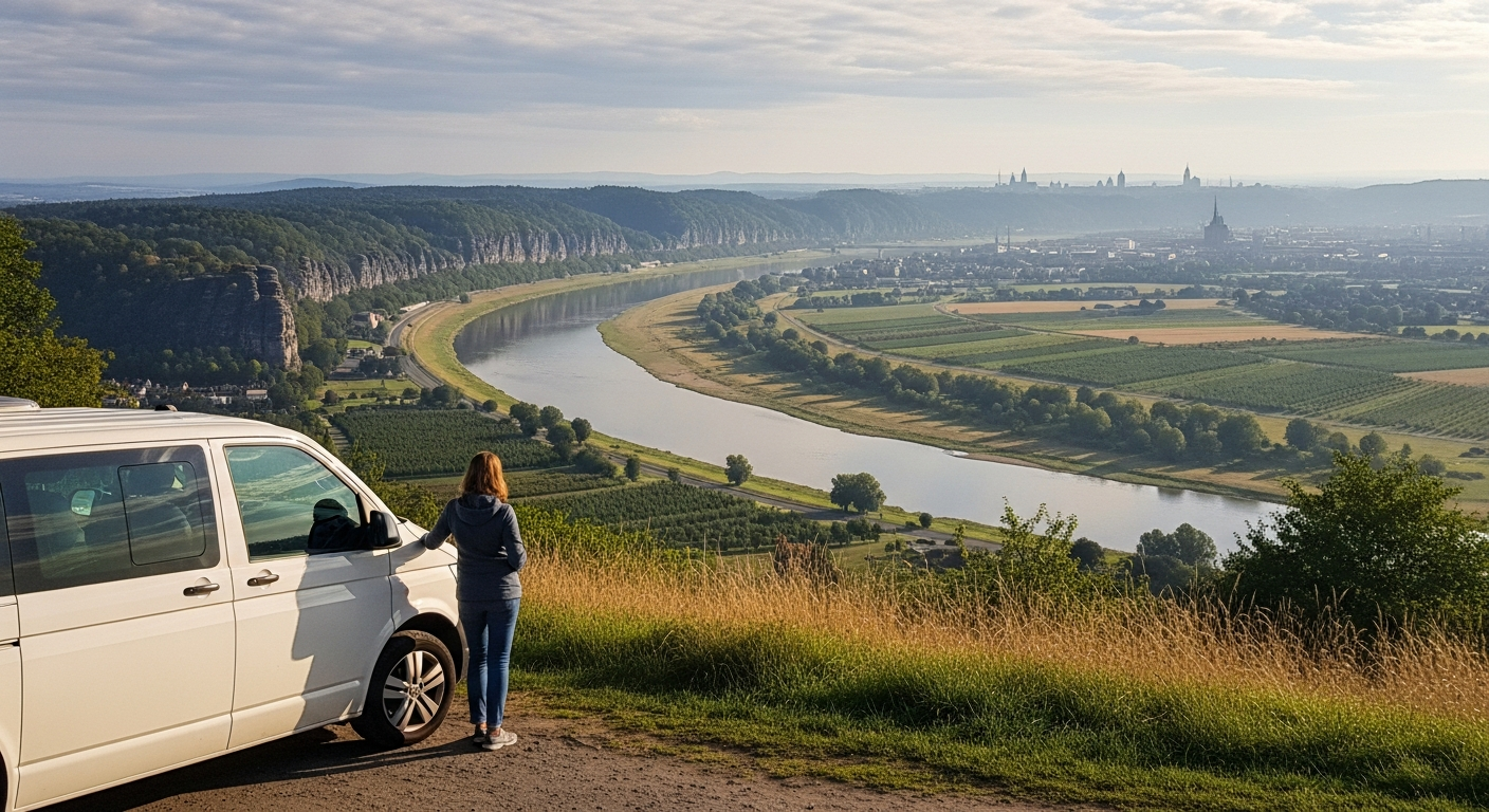 Die besten Campingplätze bei Dresden - Naturnahe Campingplätze bei Dresden: Elbtal und Weinberge