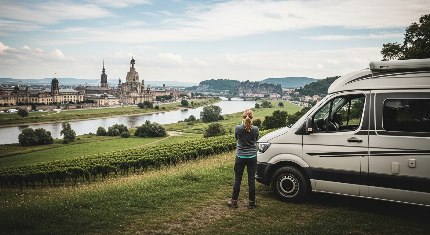 Die besten Campingplätze bei Dresden - Naturnahe Campingplätze bei Dresden: Elbtal und Weinberge