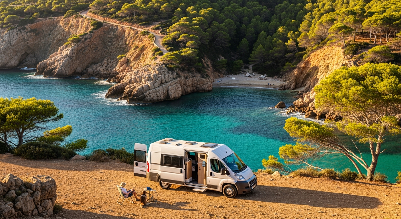 Autocaravana cerca de Palma de Mallorca — alquiler de autocaravana en las Islas Baleares