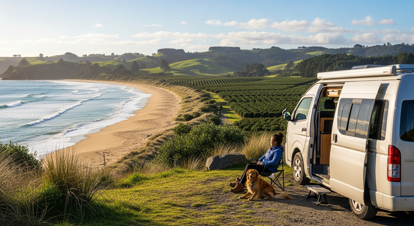 Campervan near Whakatāne — campervan hire in Bay of Plenty