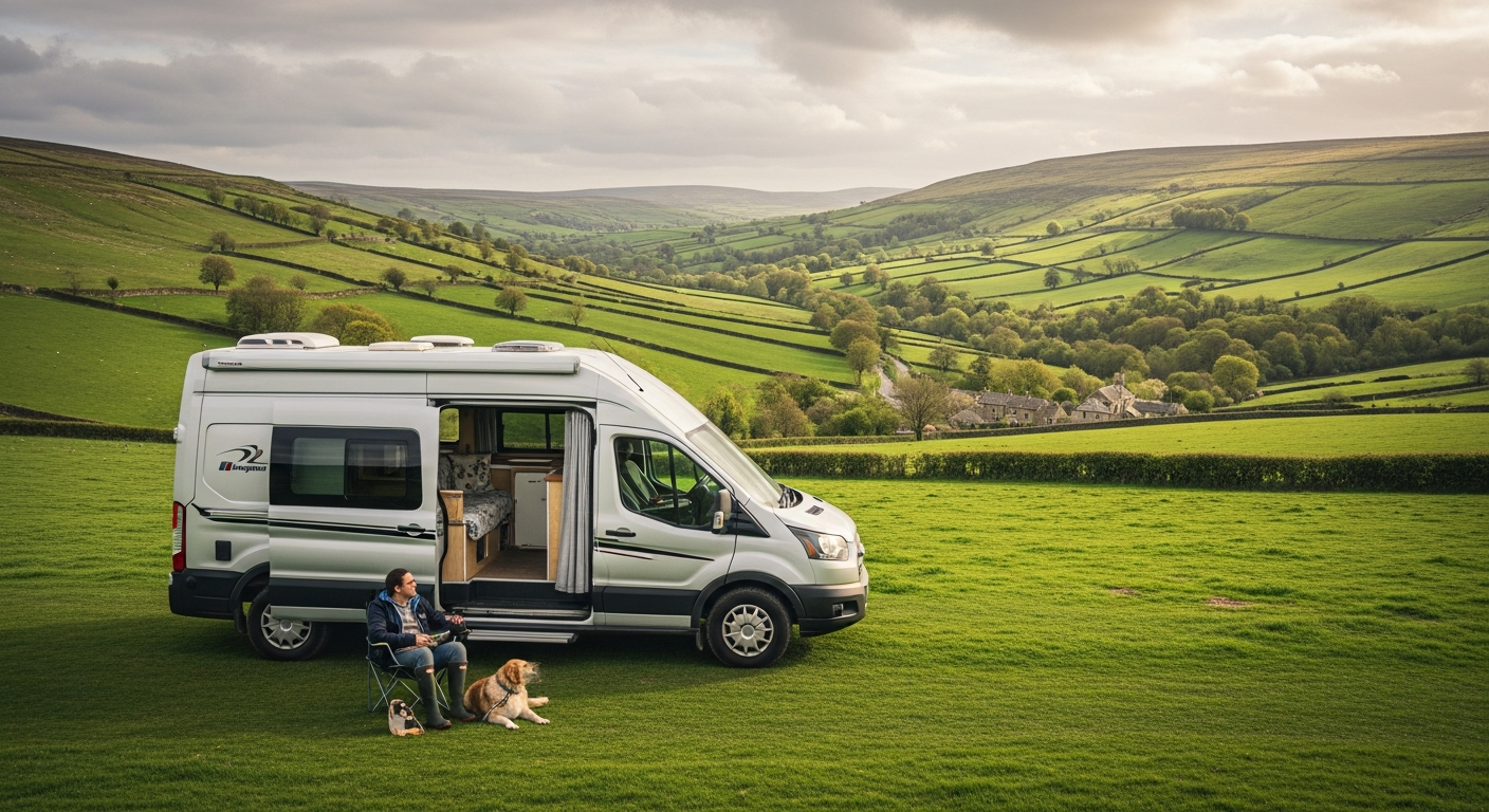Campervan near Yorkshire Dales — campervan hire in England