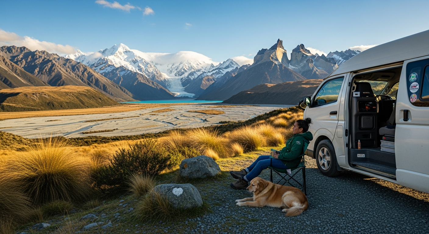 Campervan near Christchurch — campervan hire in Canterbury
