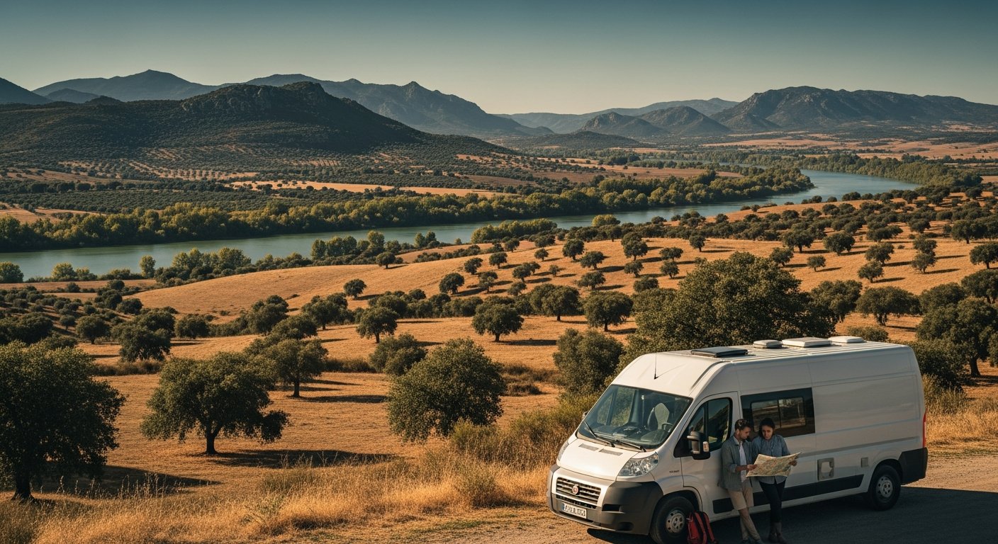 Autocaravana cerca de Badajoz — alquiler de autocaravana en Extremadura