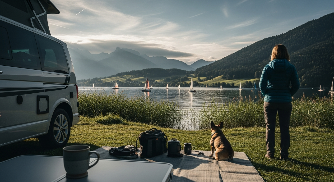 Panorama Camping Harras - Camping mit Hund am Chiemsee