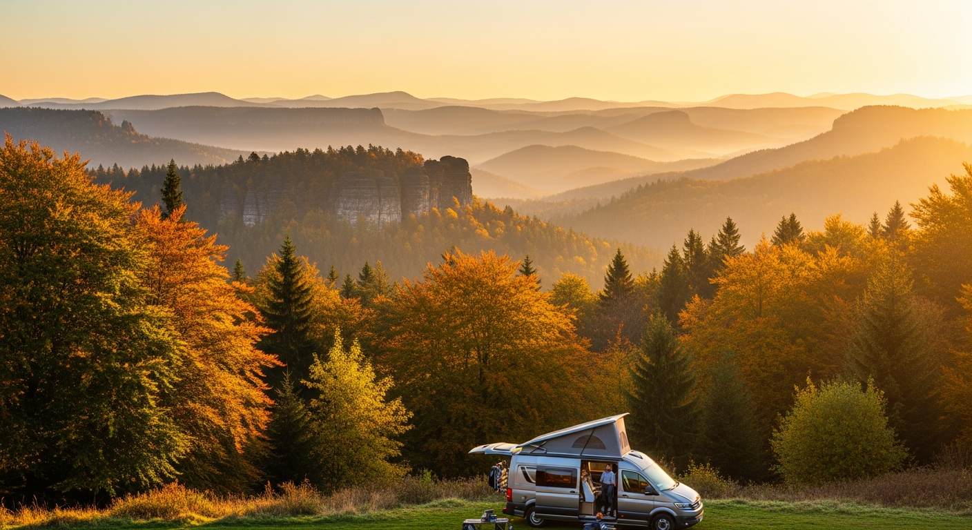 Die besten Campingplätze in der Sächsischen Schweiz - Warum die Sächsische Schweiz ideal für Wohnmobil- und Campingtouren ist