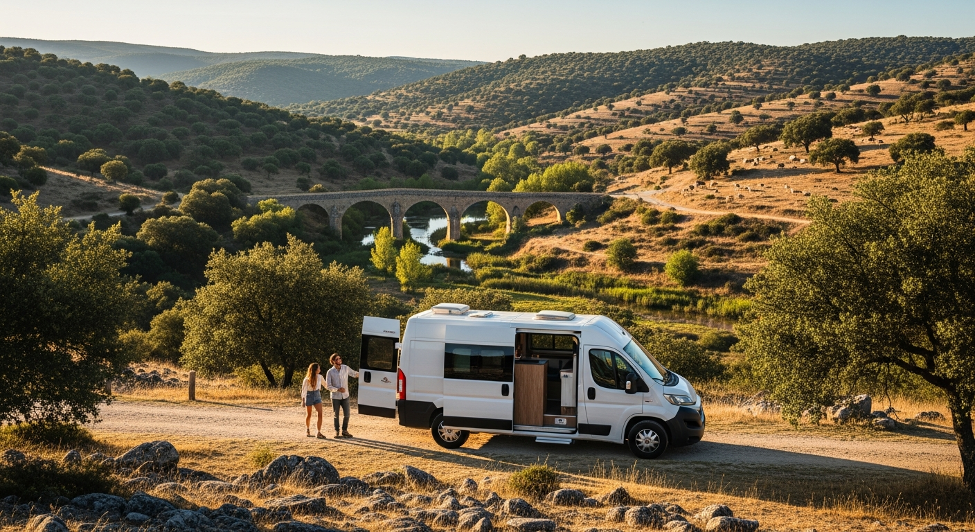 Autocaravana cerca de Cáceres — alquiler de autocaravana en Extremadura