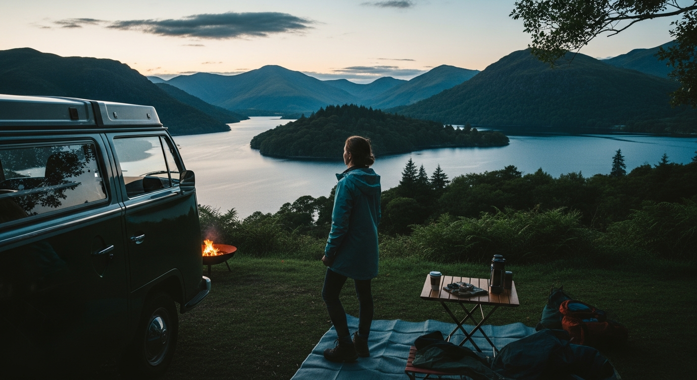 Low Wray Campsite (National Trust) - the Lake District