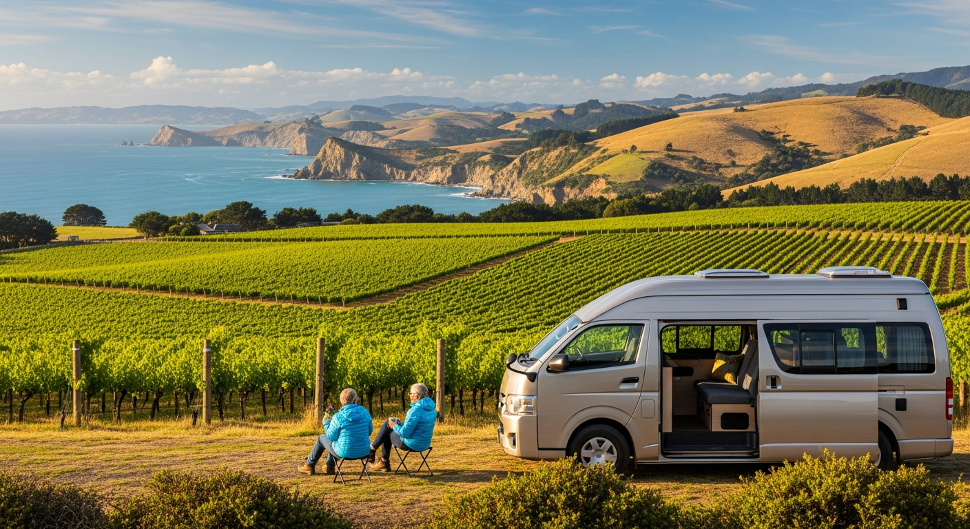 Campervan near Napier — campervan hire in Hawke's Bay