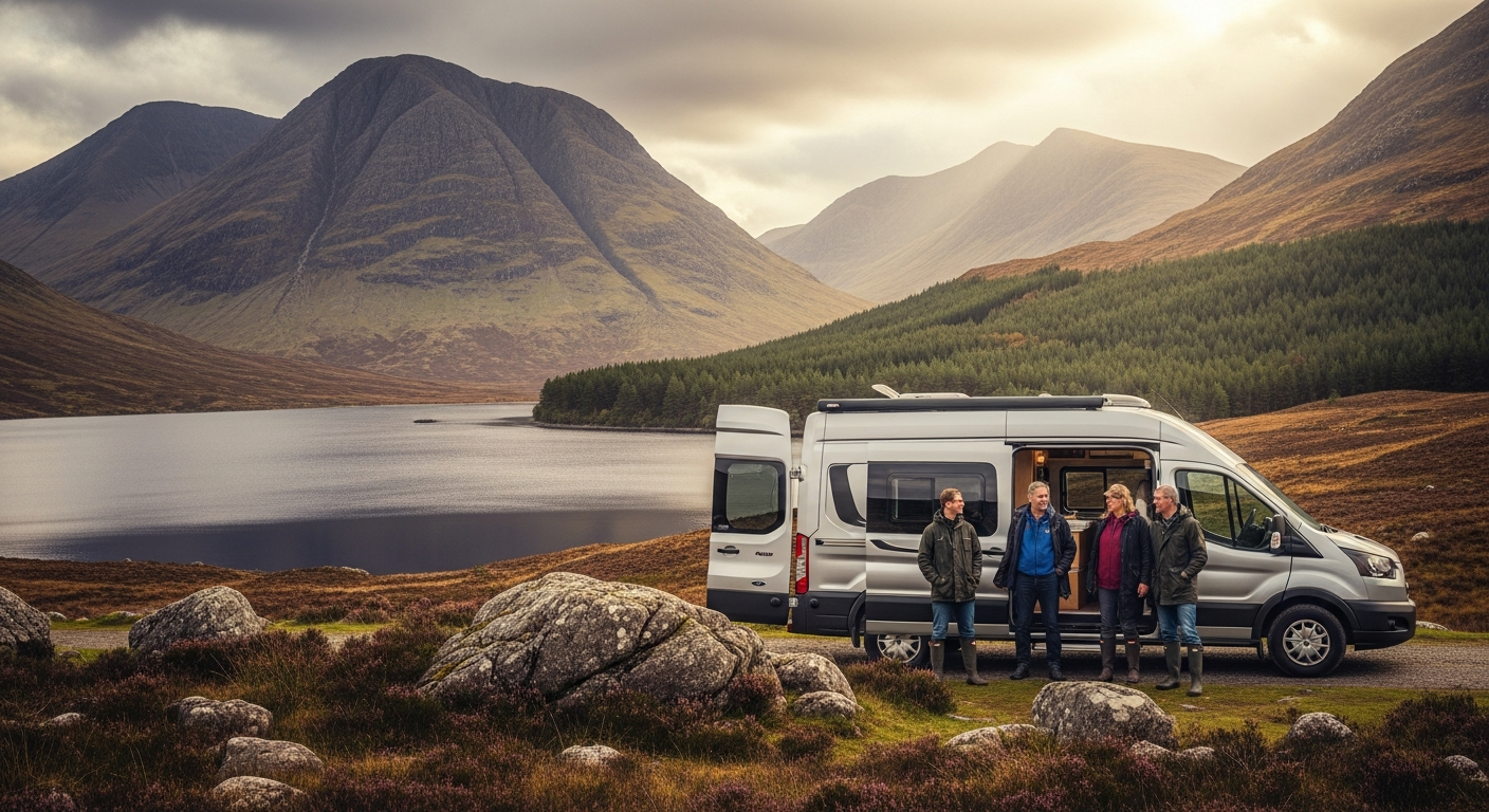 Campervan near Edinburgh — campervan hire in Scotland