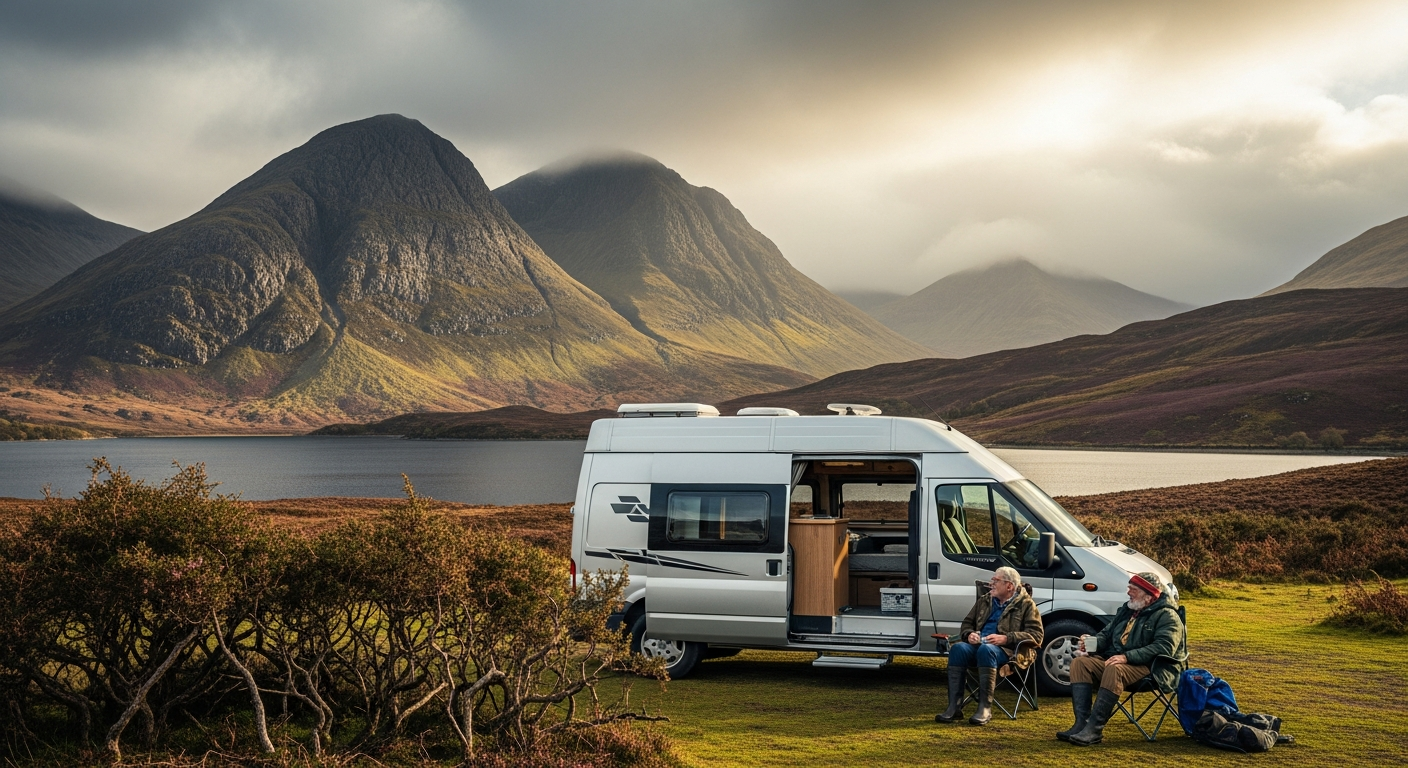 Campervan near Dundee — campervan hire in Scotland