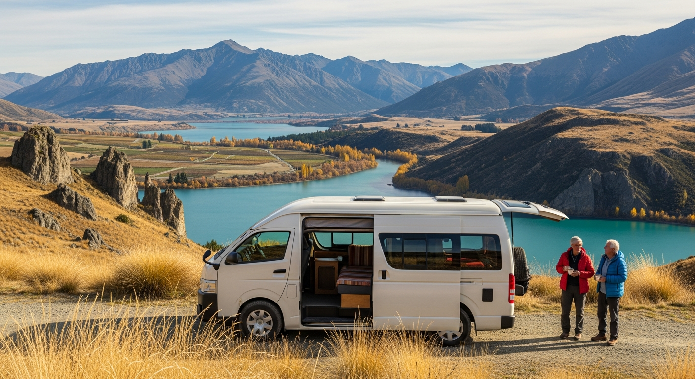 Campervan near Dunedin — campervan hire in Otago