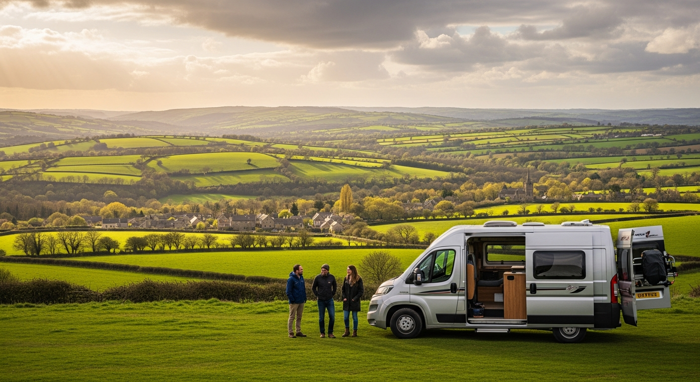 Campervan near Shrewsbury — campervan hire in England
