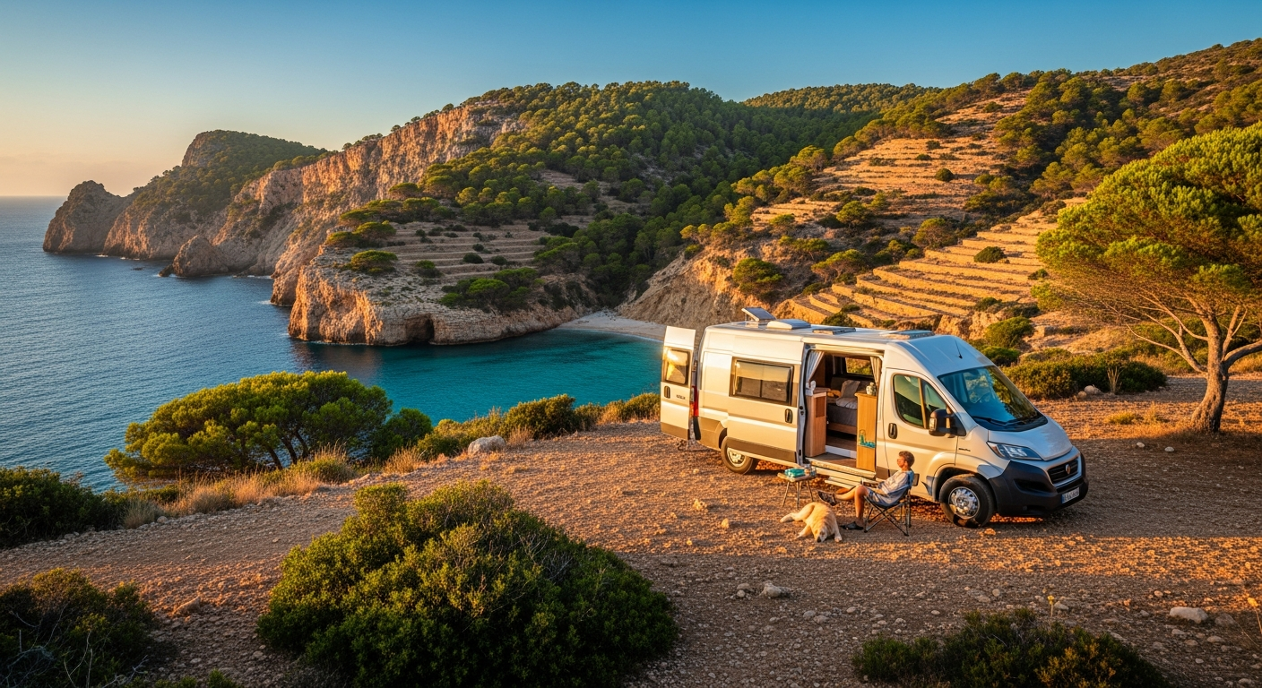 Autocaravana cerca de Ibiza — alquiler de autocaravana en las Islas Baleares