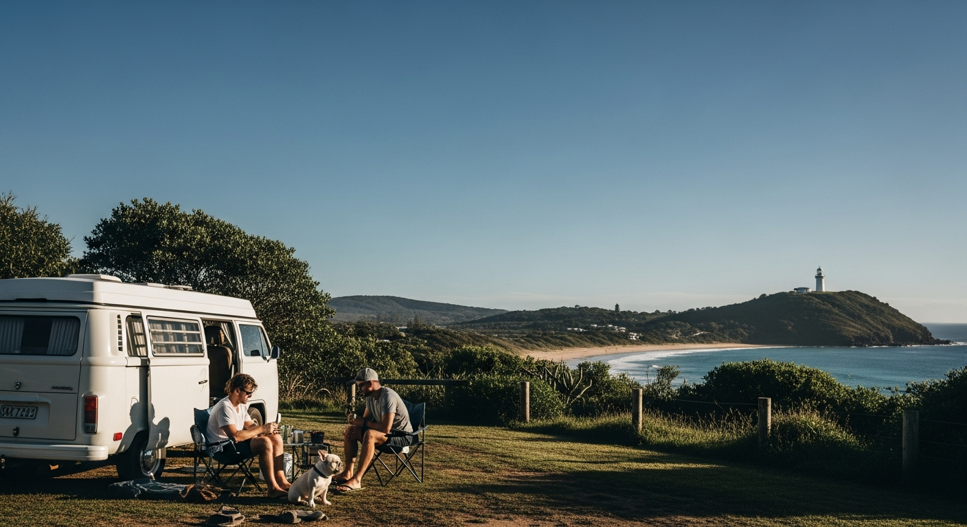 Best dog-friendly camping near Byron Bay - Byron Bay caravan parks right in town