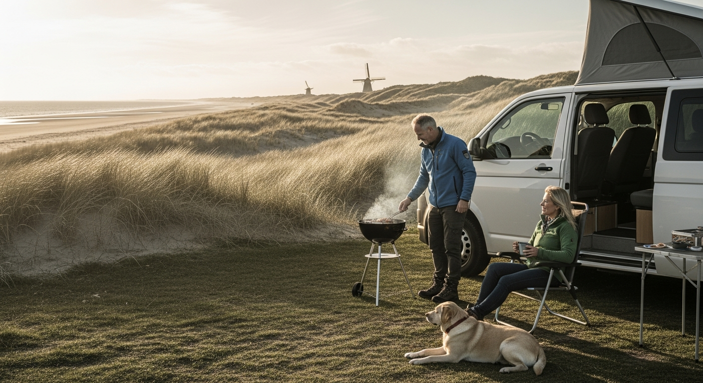 Camping mit Hund in Holland - Camping in Holland rund um Amsterdam: Stadtnahe Campingplätze mit Hund